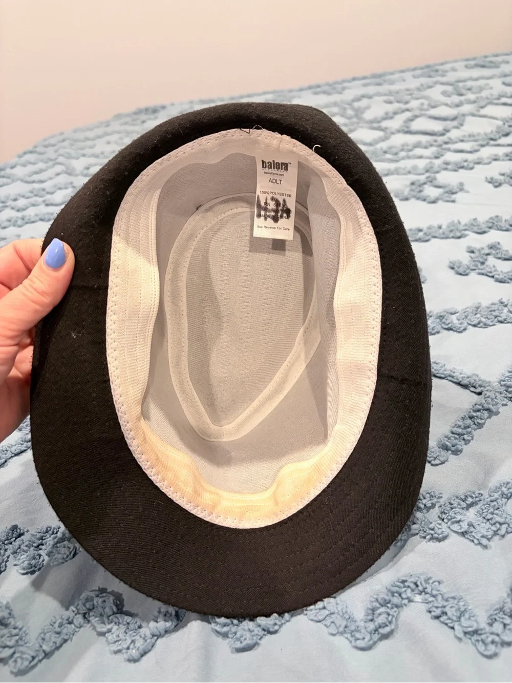 Balera Black Fedora Dance Hat – Adult Size